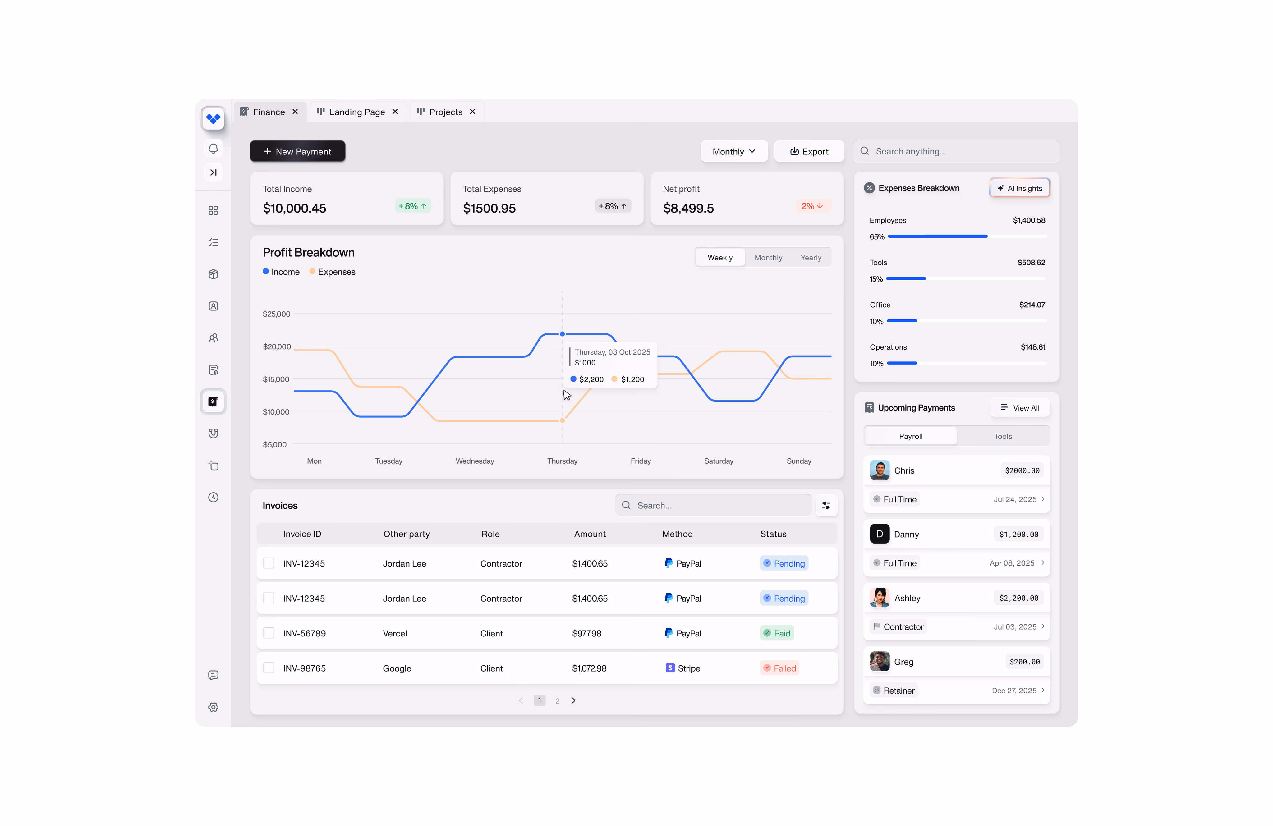 FalconLabs Studio - Web and mobile product showcase 17